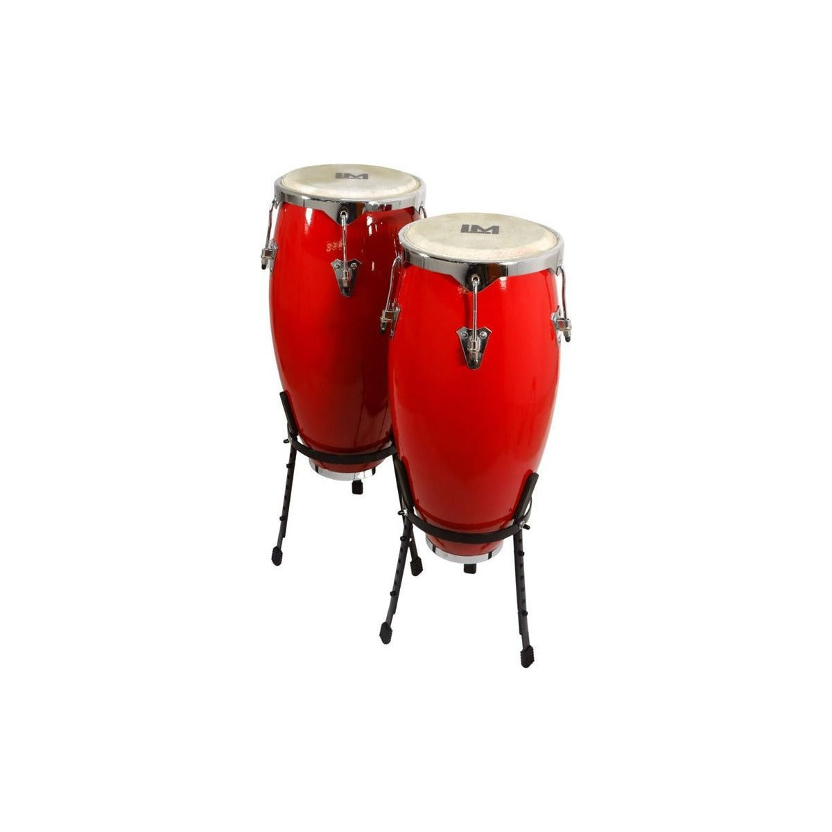 LM Drums Congas De 10 Y 11  Lm Drums Cg-1200 10*11 Rojas De Fibra vista 1 – Percusión | Armonía Musical México