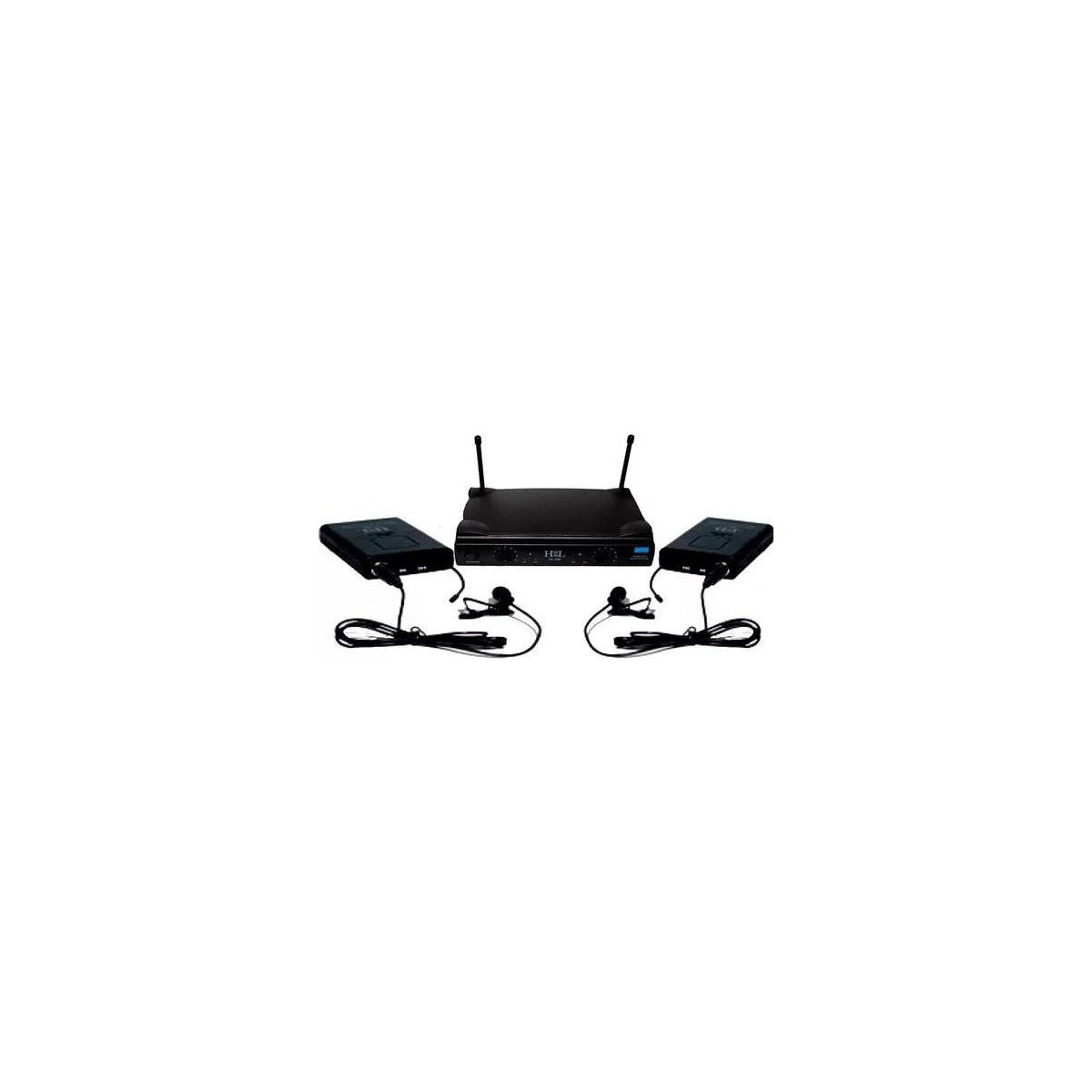 High Line Micrófono Sistema Inalámbrico Hl-2s Doble Solapa Uhf Color Negro vista 1 – Micrófonos | Armonía Musical México