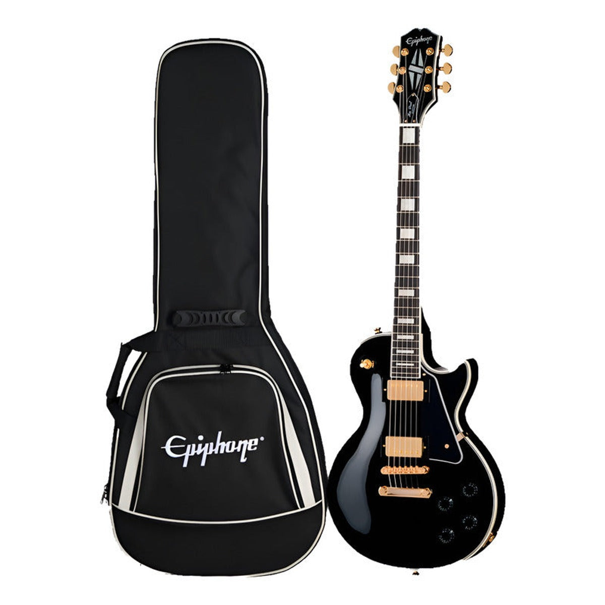 Guitarra Electrica Epiphone EIGLPCHSGH3 Les Paul Custom Figured - Incl Premium Gig Bag | Armonía Musical México