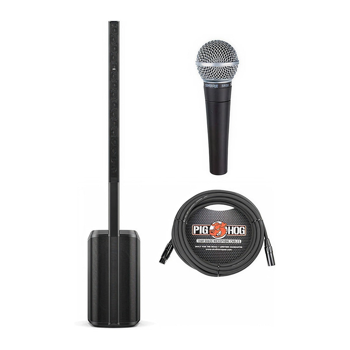 Bocina Bose L1 Pro16 Portátil Con micrófono Shure SM58 y Cable – Bocinas y Audio | Armonía Musical México