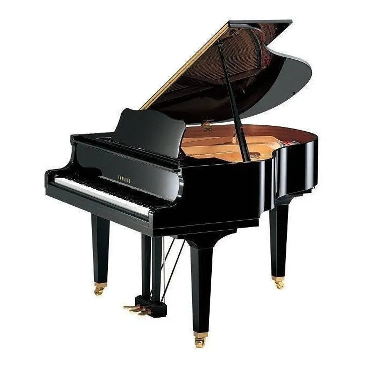 Piano De Cola Yamaha Gb1k negro brillante – Pianos de Cola | Armonía Musical México