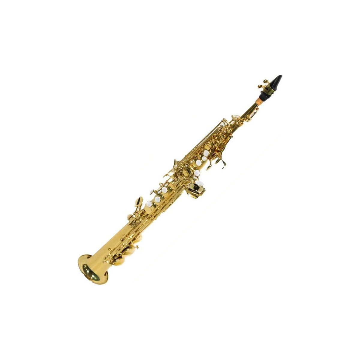 Symphonic Saxofon Soprano Recto Symphonic Sst-400l Bb Laqueado con estuche vista 1 – Saxofones | Armonía Musical México