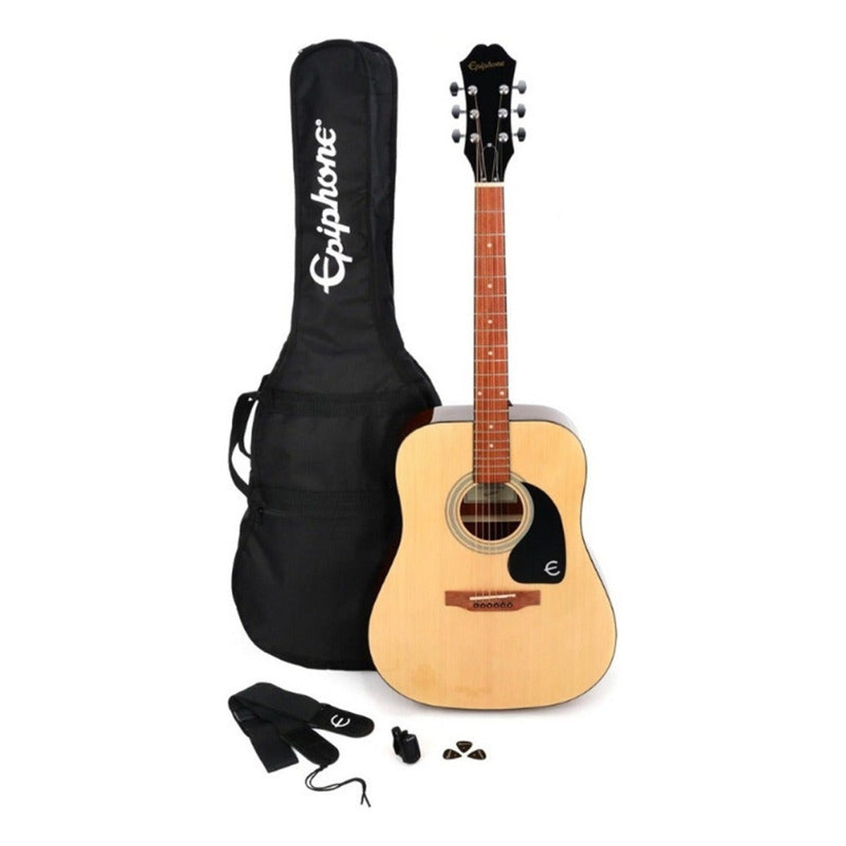Paquete Guitarra Acustica Epiphone Songmaker (DR-100) – Guitarras Acústicas | Armonía Musical México