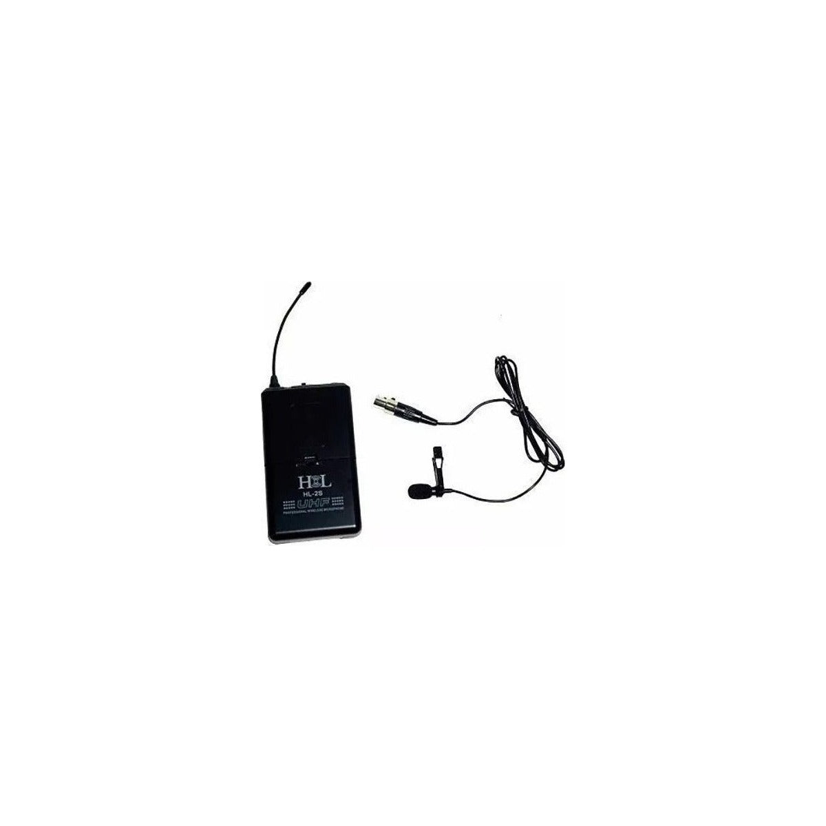 High Line Micrófono Sistema Inalámbrico Hl-2s Doble Solapa Uhf Color Negro vista 2 – Micrófonos | Armonía Musical México