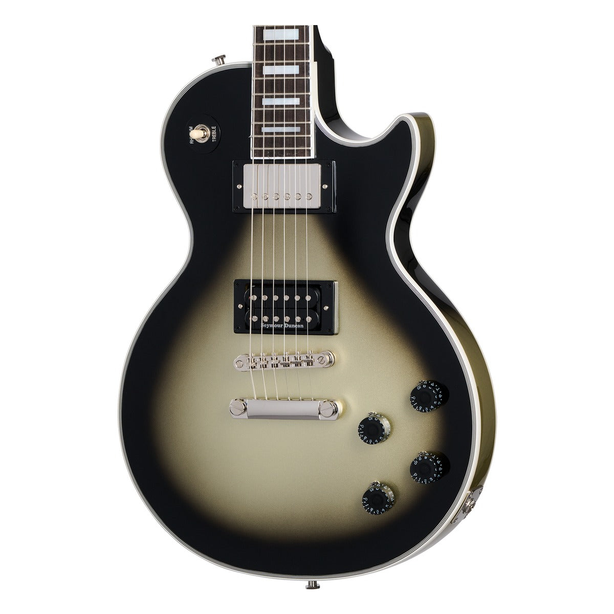 Epiphone Guitarra Electrica Epiphone Adam Jones 1979 Les Paul Custom Antique  Silverburst Incluye Es | Armonía Musical México