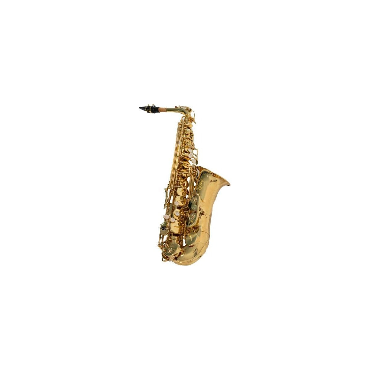 Symphonic Saxofon Alto Symphonic As-200gl Bb Color Dorado con estuche. vista 2 – Saxofones | Armonía Musical México
