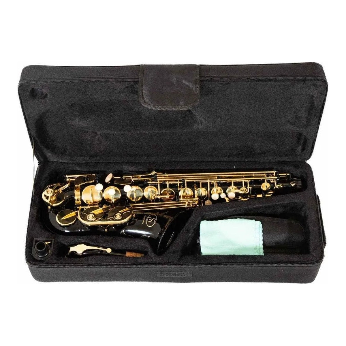 Symphonic Saxofón Alto Symphonic As-07 Black vista 2 – Saxofones | Armonía Musical México