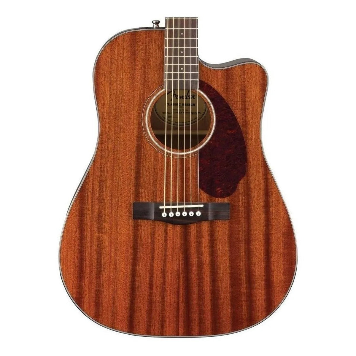 Guitarra Acústica Fender CD-140sce All-mahogany vista 2 – Guitarras Electroacústicas | Armonía Musical México
