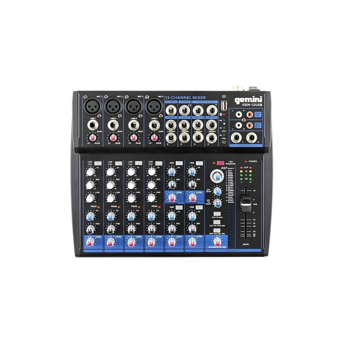 Armonia Musical Consola de Mezcla Gemini GEM12USB | Distribuidor Autorizado México en uso | Armonía Musical México