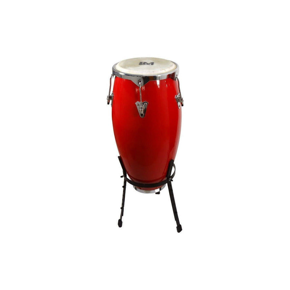 LM Drums Congas De 10 Y 11  Lm Drums Cg-1200 10*11 Rojas De Fibra vista 2 – Percusión | Armonía Musical México