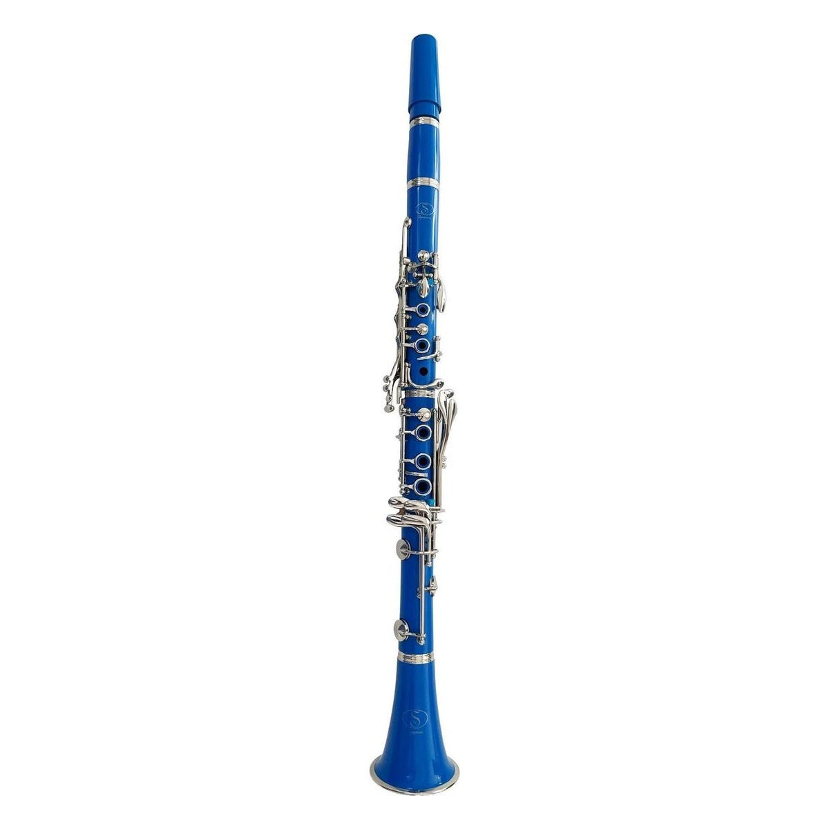 Symphonic Clarinete Symphonic Cl-01 Silver Key color Azul Con Estuche vista 2 – Clarinetes | Armonía Musical México