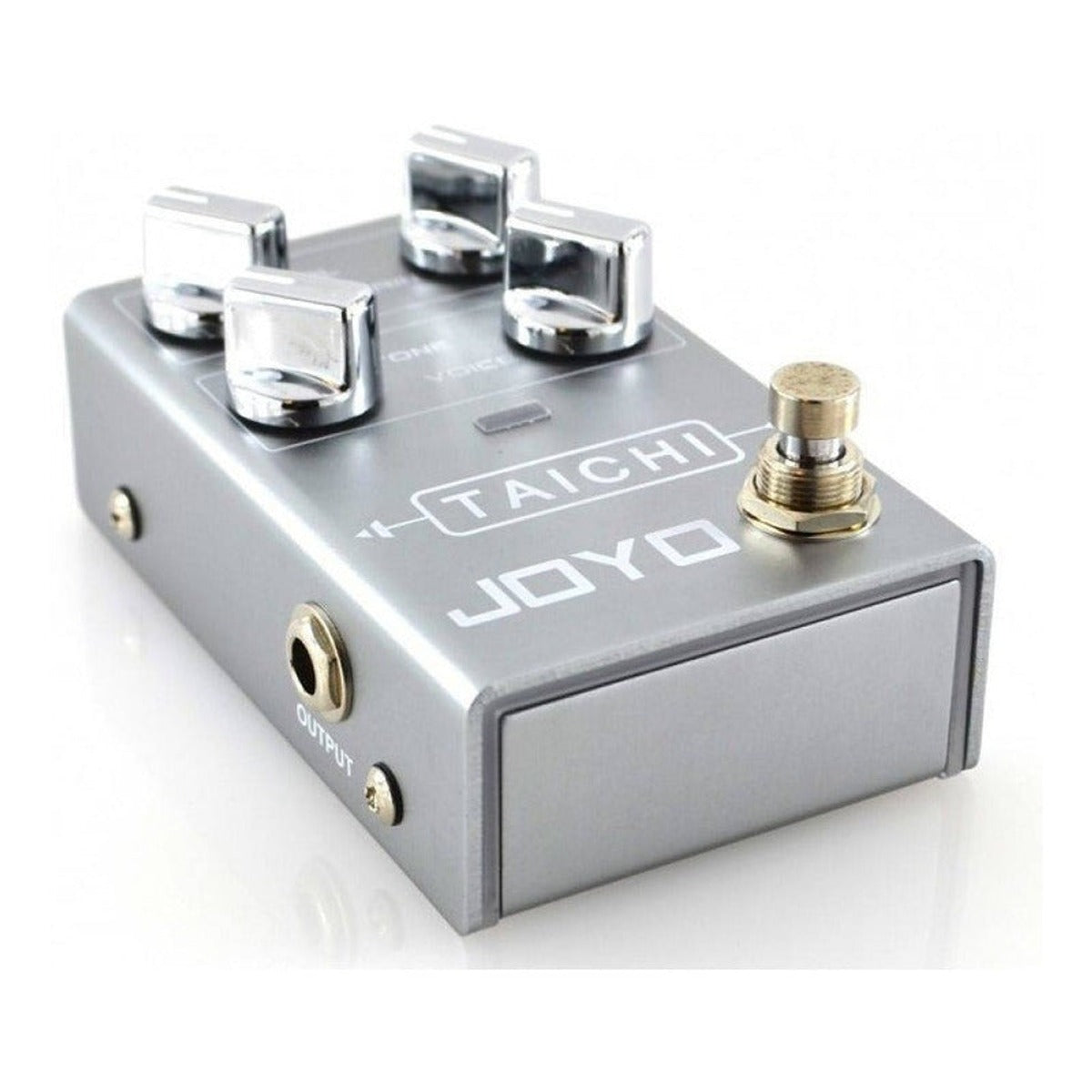 Pedal Joyo R-02 Taichi (overdrive) Plateado vista 2 – Pedales de Efectos | Armonía Musical México