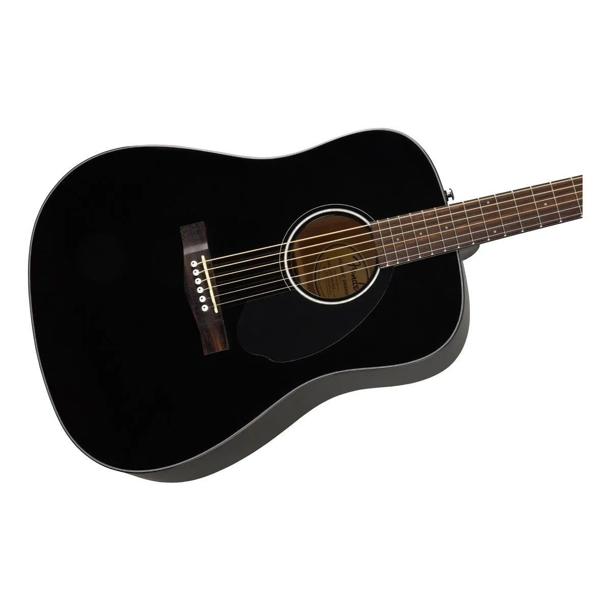 Guitarra acustica Fender CD-60s Black Gloss vista 2 – Guitarras Acústicas | Armonía Musical México