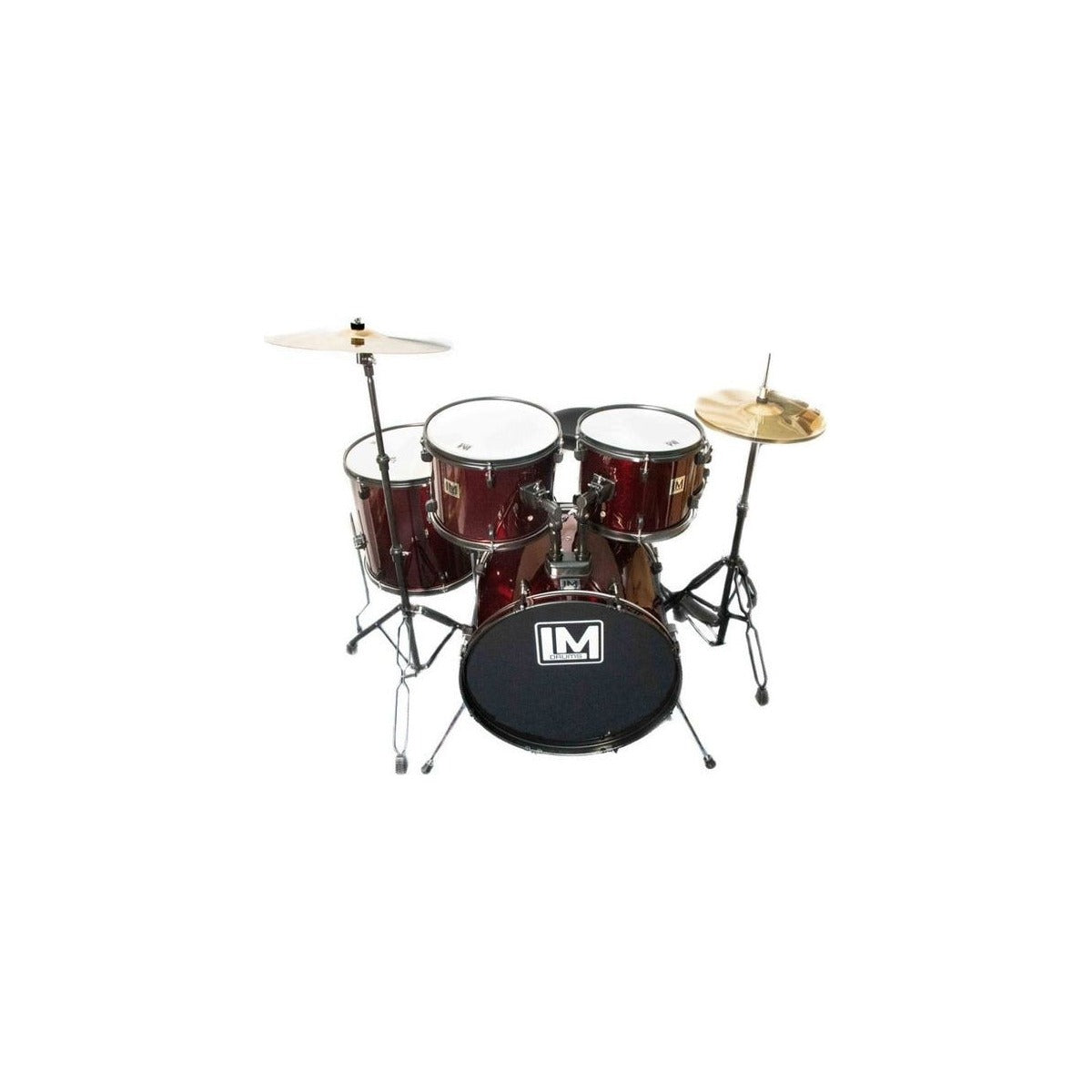 LM Drums Bateria Acusticas Lm Drums Dk-125 Con Platillos Y Asiento vista 2 – Percusión | Armonía Musical México