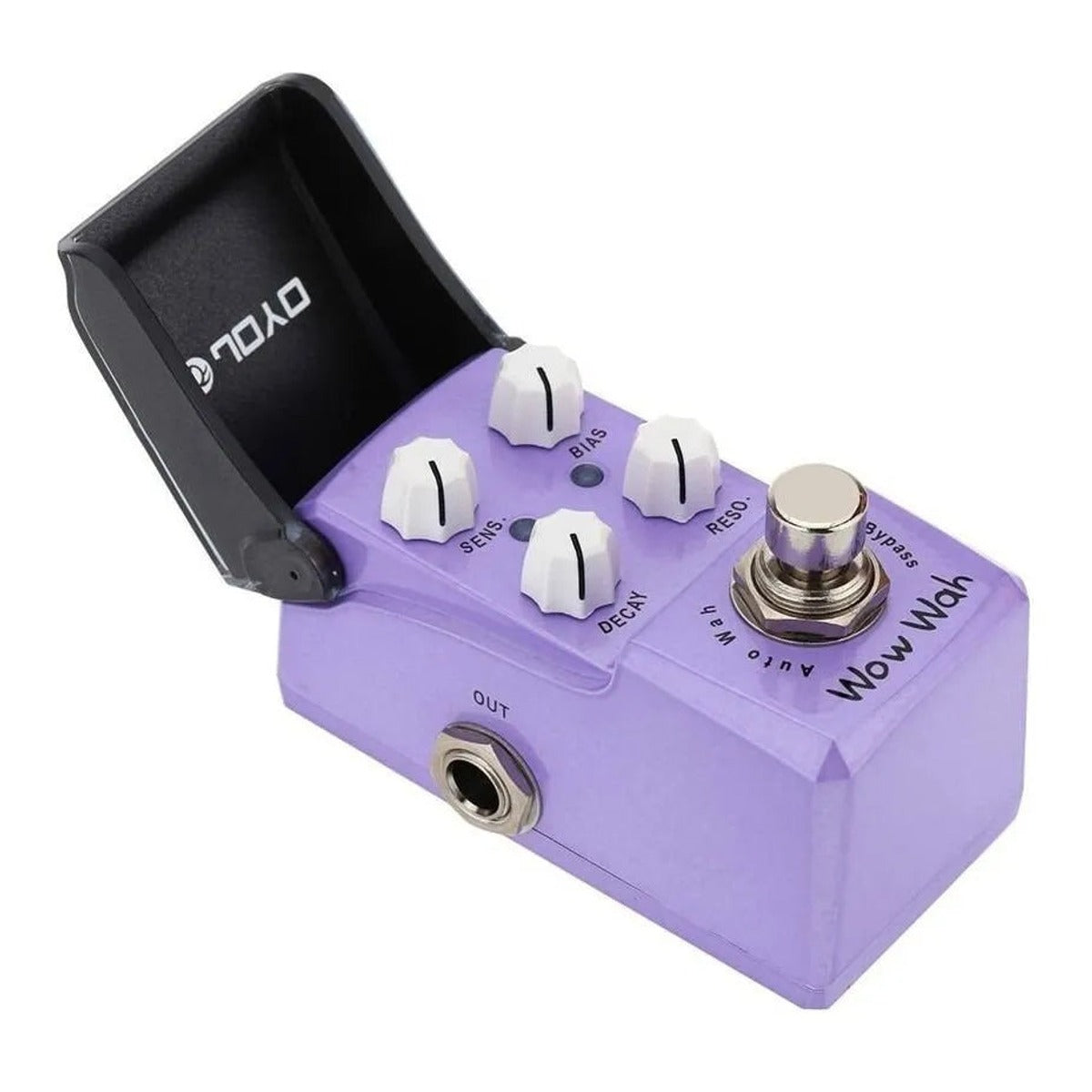 Pedal Joyo Wah Wah Color Morado. vista 2 – Pedales de Efectos | Armonía Musical México