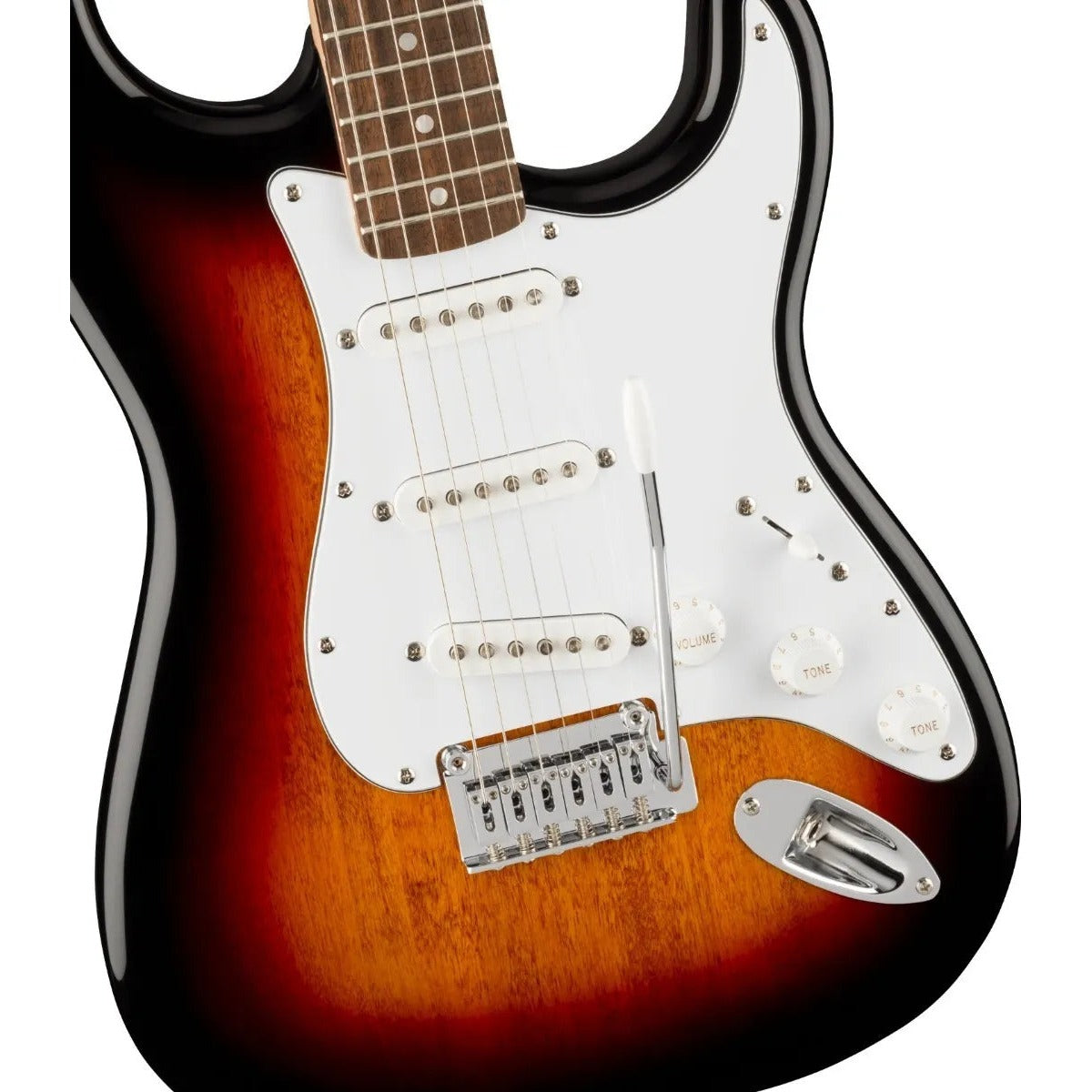 Fender Guitarra Eléctrica Squier Affinity Stratocaster 3-Color Sunburst | Distribuidor Autorizado México en uso | Armonía Mus