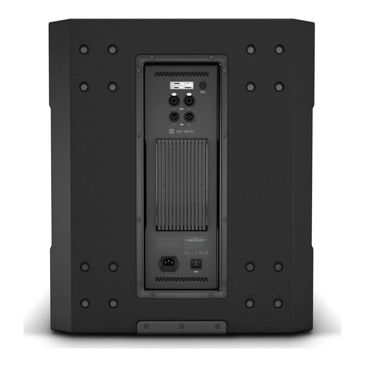Bocina Ld Systems ICOA Sub 18a Subwoofer Amplificador vista 3 – Subwoofers | Armonía Musical México