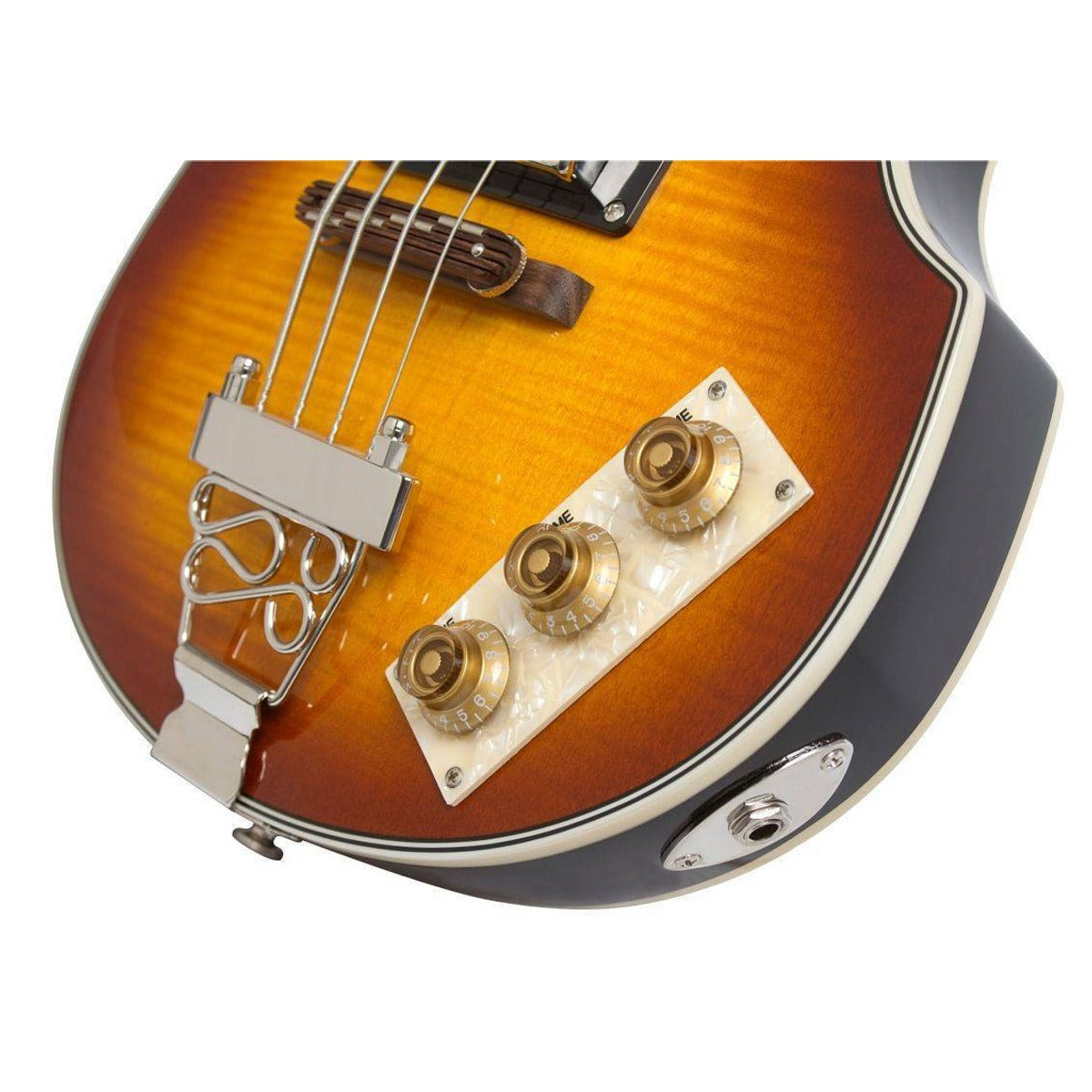 Bajo Electrico Epiphone Viola Vintage Sunburst EBVIVSCH1 vista 3 – Bajos Eléctricos | Armonía Musical México
