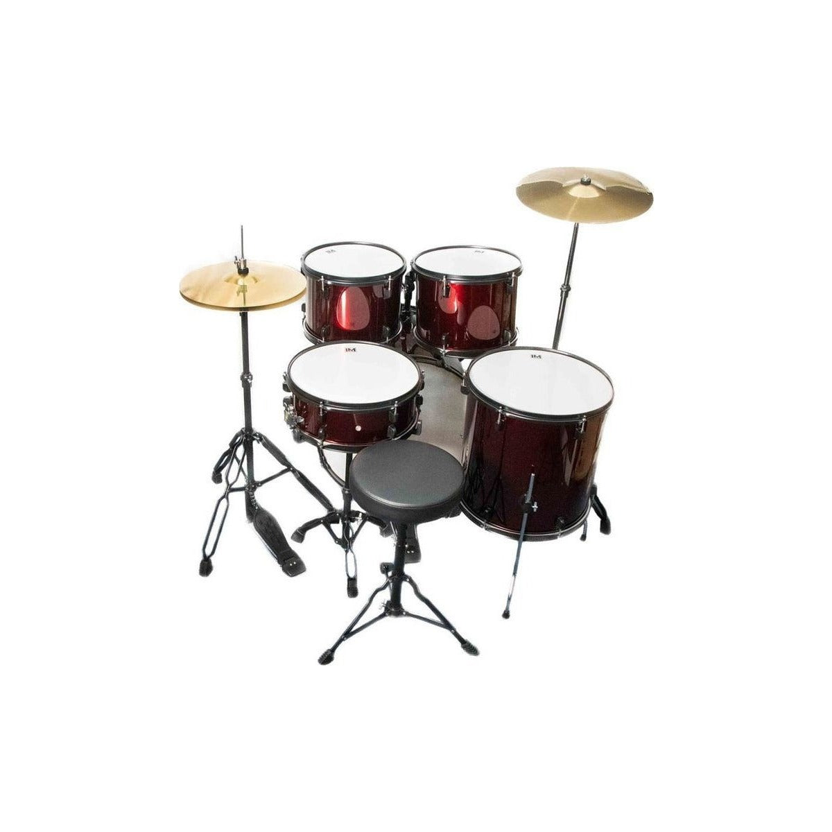 LM Drums Bateria Acusticas Lm Drums Dk-125 Con Platillos Y Asiento vista 3 – Percusión | Armonía Musical México