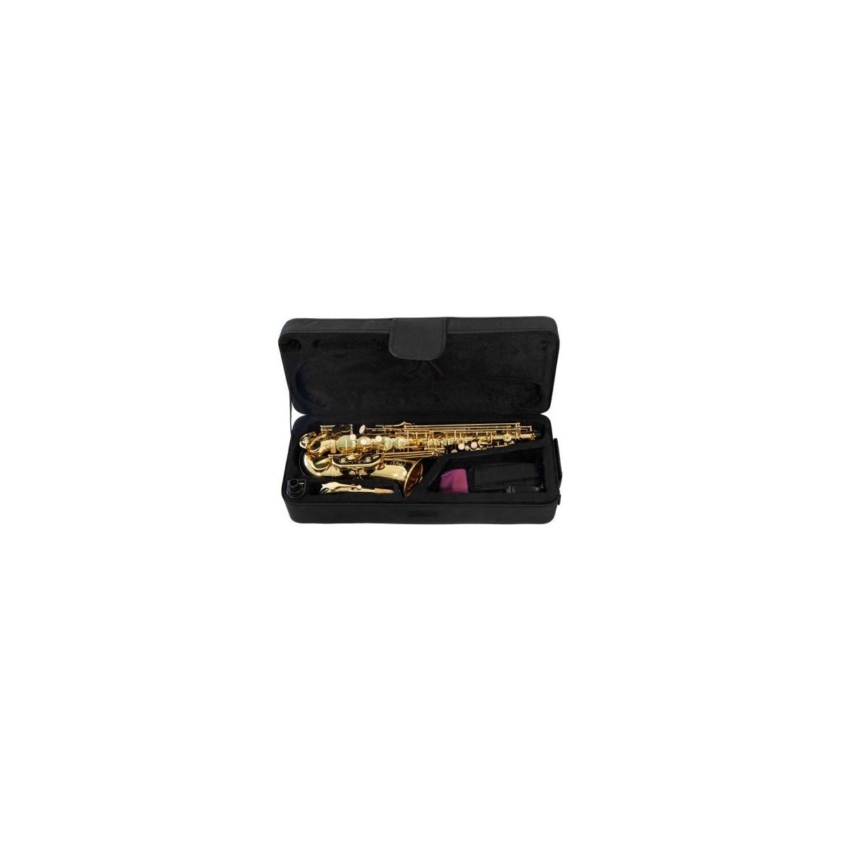 Symphonic Saxofon Alto Symphonic As-200gl Bb Color Dorado con estuche. vista 3 – Saxofones | Armonía Musical México