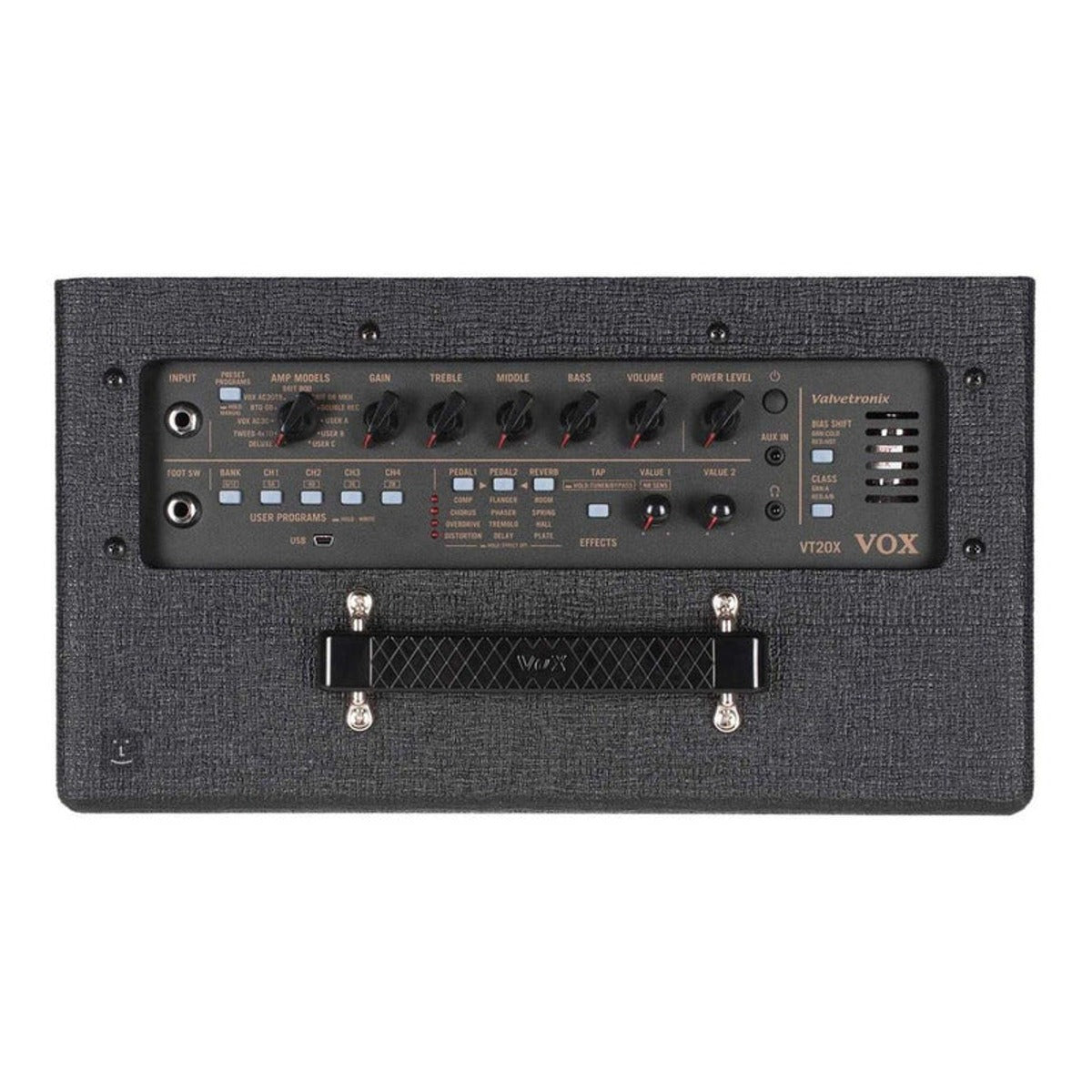 Armonia Musical Amplificador Vox Vtx Series Vt20x Valvular Para Guitarra Negro vista 3 | Armonía Musical México