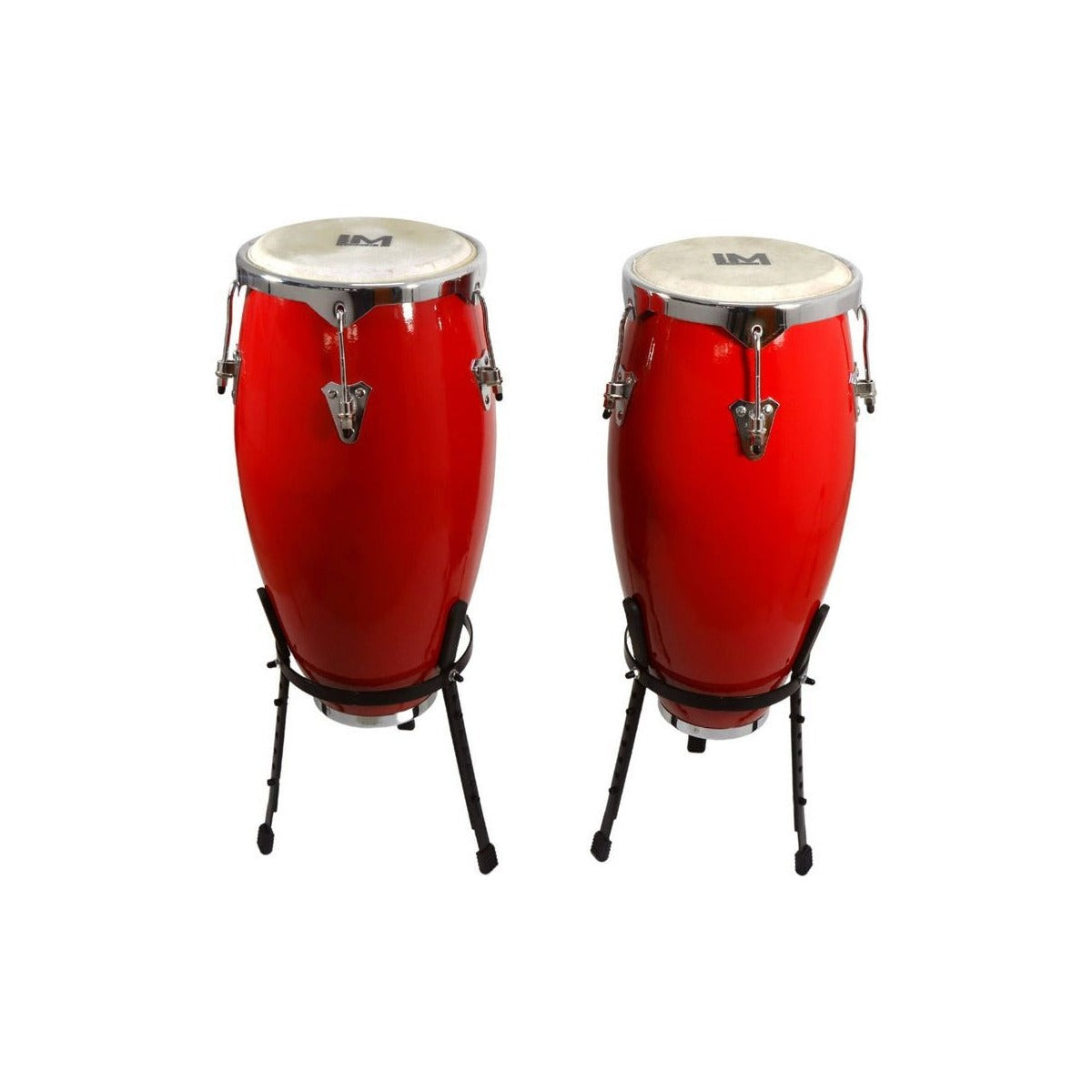 LM Drums Congas De 10 Y 11  Lm Drums Cg-1200 10*11 Rojas De Fibra vista 4 – Percusión | Armonía Musical México