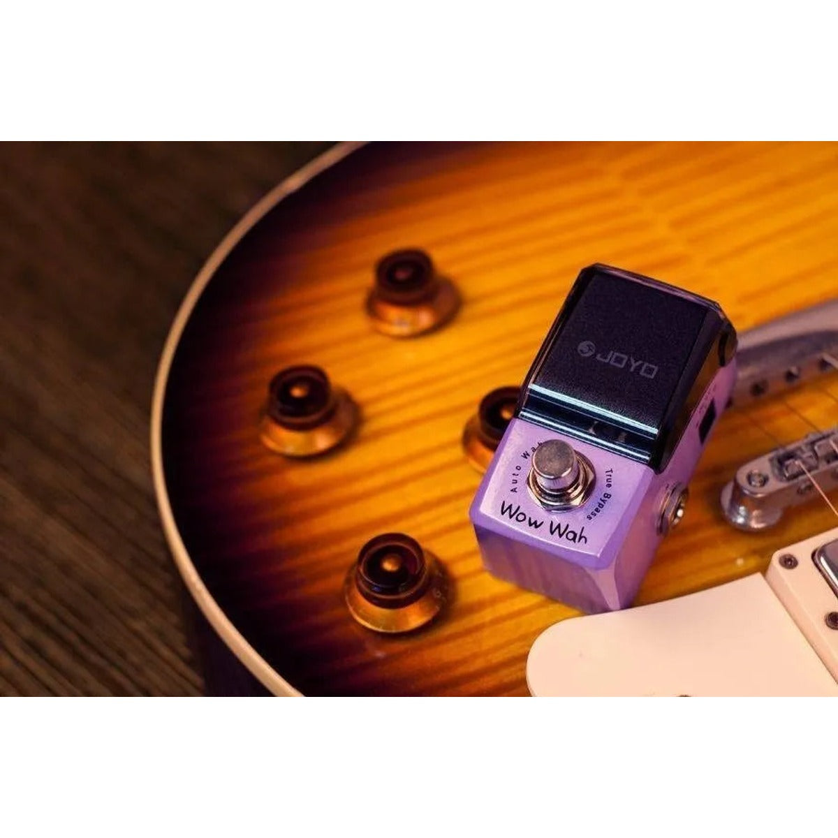Pedal Joyo Wah Wah Color Morado. vista 4 – Pedales de Efectos | Armonía Musical México