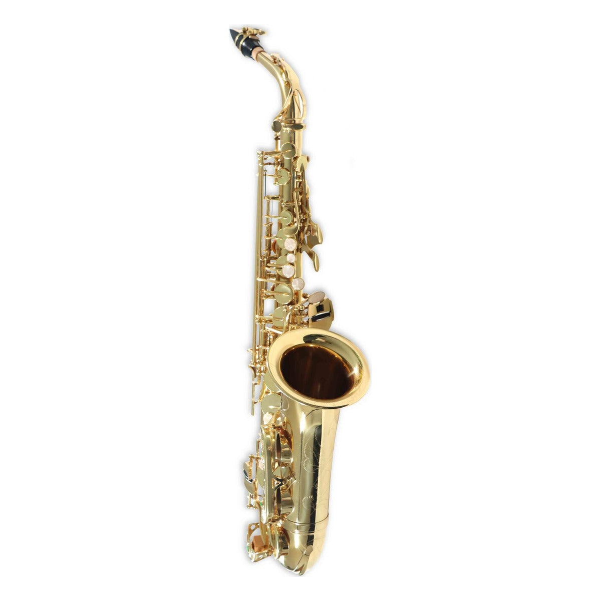 Symphonic Saxofon Alto Symphonic As-02eb Color Dorado Estilo 82z con estuche. vista 4 – Saxofones | Armonía Musical México