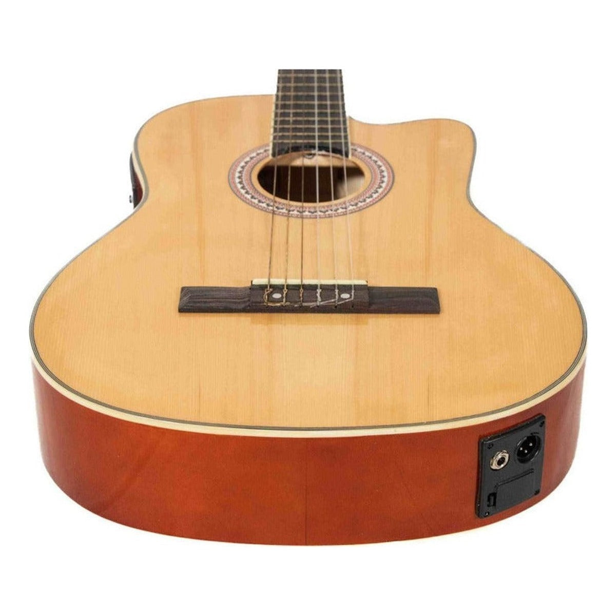 Symphonic Guitarra Electroacústica Symphonic Ec3920ce Color Naranja Claro Material Del Diapasón Arce | Armonía Musical México