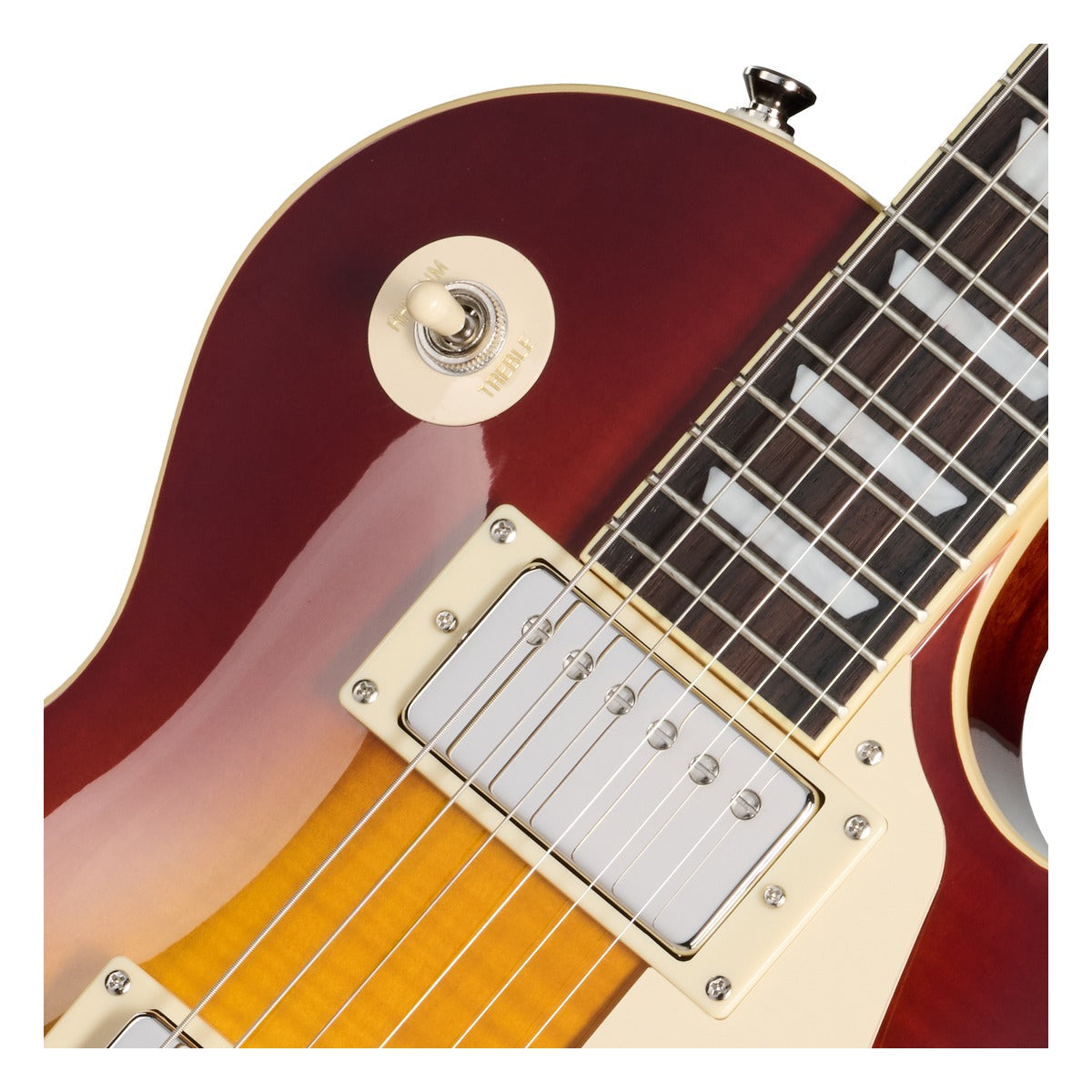 Epiphone Guitarra Electrica Epiphone EIGLP6ITNHR Les Paul Standard 60s Figured vista 5 | Armonía Musical México