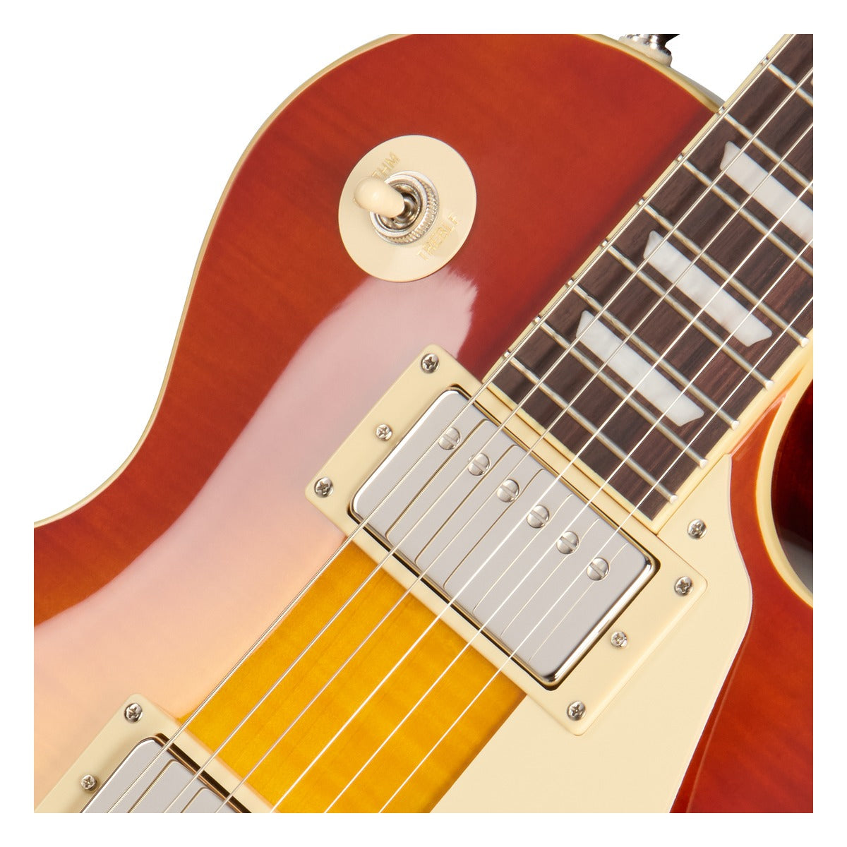 Epiphone Guitarra Electrica Epiphone EIGLP5WCNHR Les Paul Standard 50s Figured vista 5 | Armonía Musical México