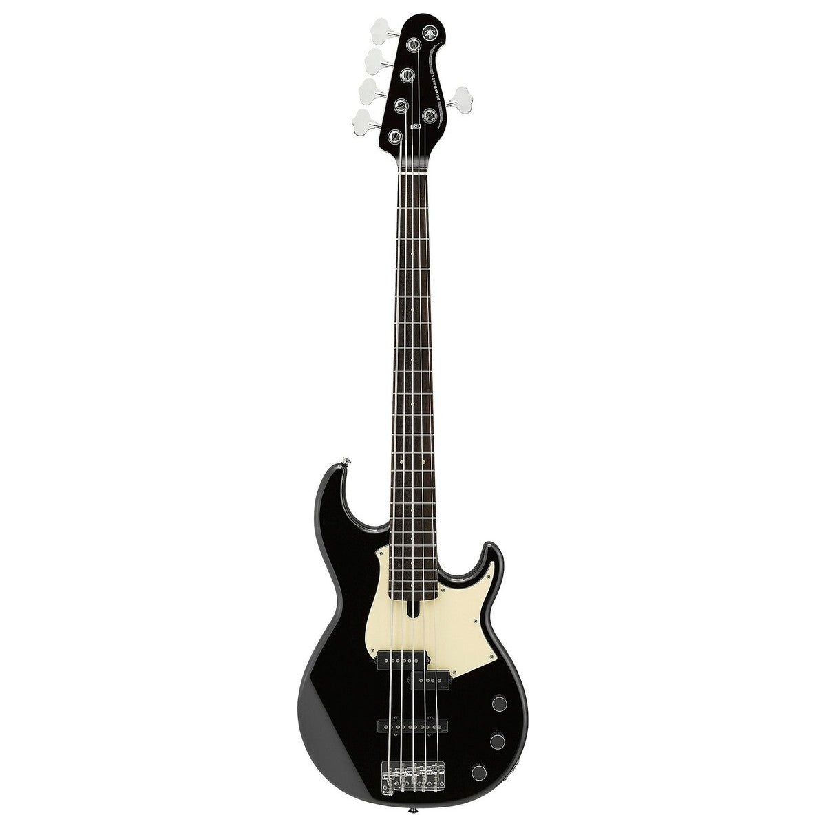 Yamaha BB435 negro vista trasera – bajo 5 cuerdas | Armonía Musical México