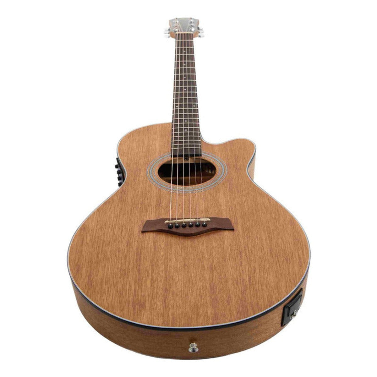 Guitarra Electroacústica Aria Fet-m1 Auditorium 6 Cuerdas Caoba Mahogany vista 6 | Armonía Musical México