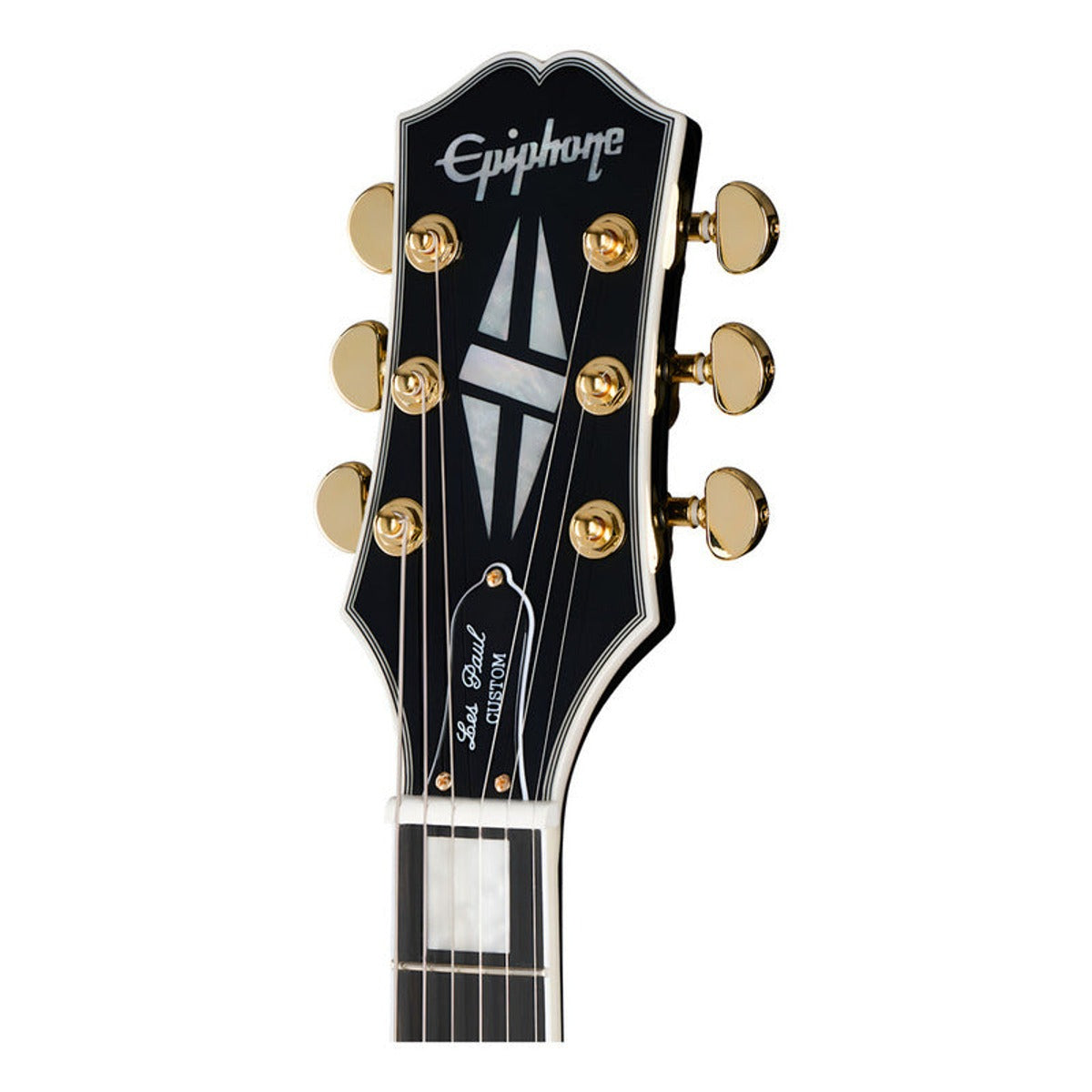 Guitarra Electrica Epiphone Les Paul Custom Ebony Incluye Estuche inspirada por Gibson vista 6 | Armonía Musical México