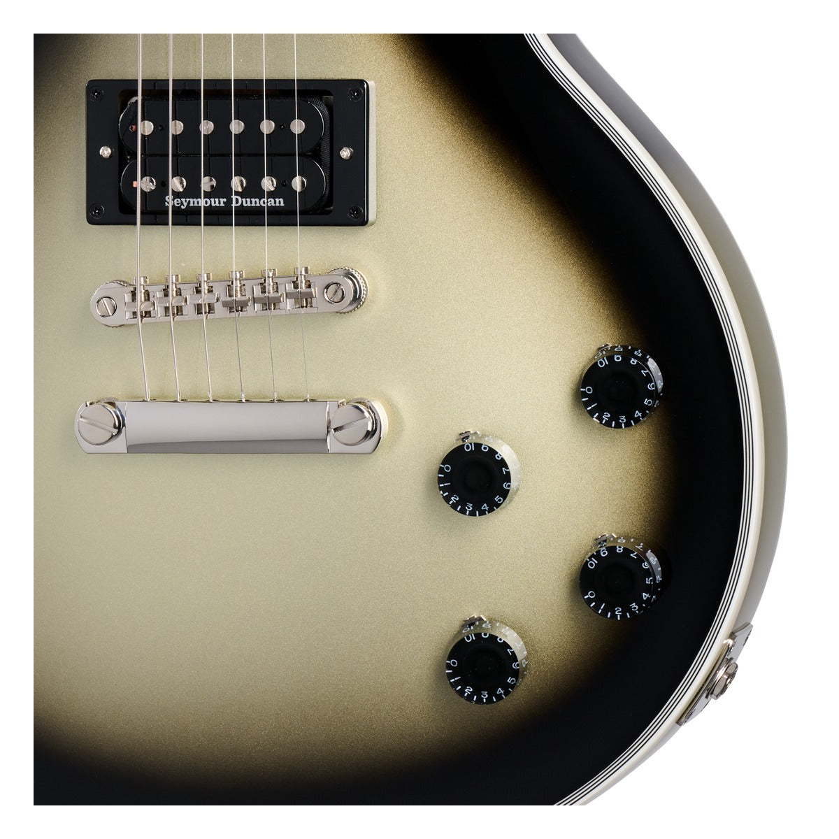 Epiphone Guitarra Electrica Epiphone Adam Jones 1979 Les Paul Custom Antique  Silverburst Incluye Es | Armonía Musical México