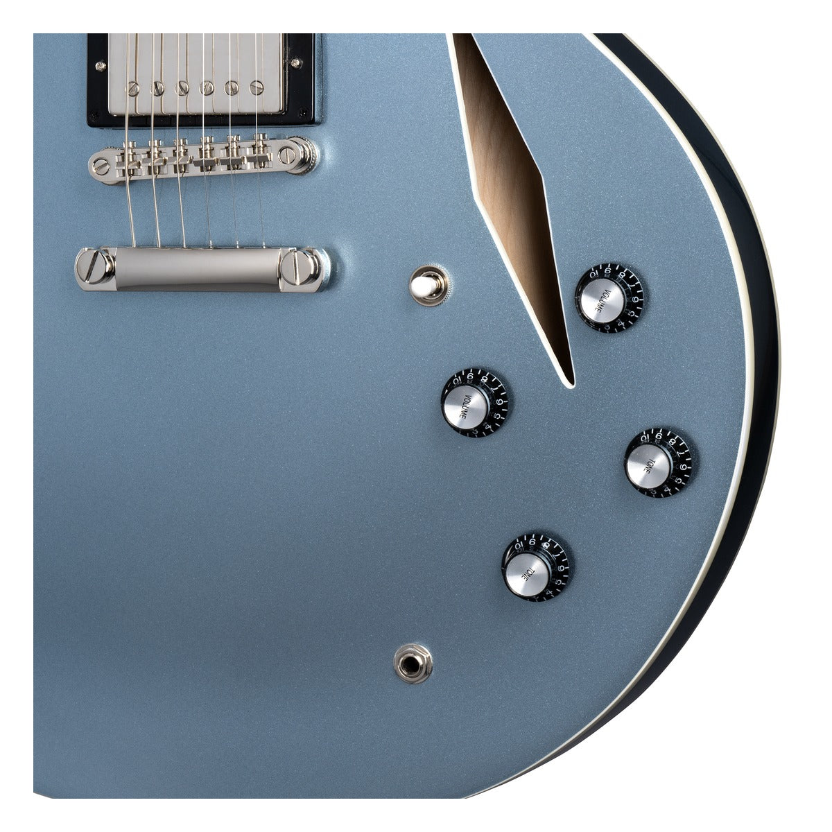 Epiphone Guitarra Electrica Epiphone DAVE GROHL DG-335, PELHAM BLUE vista 8 – Guitarras Eléctricas | Armonía Musical México