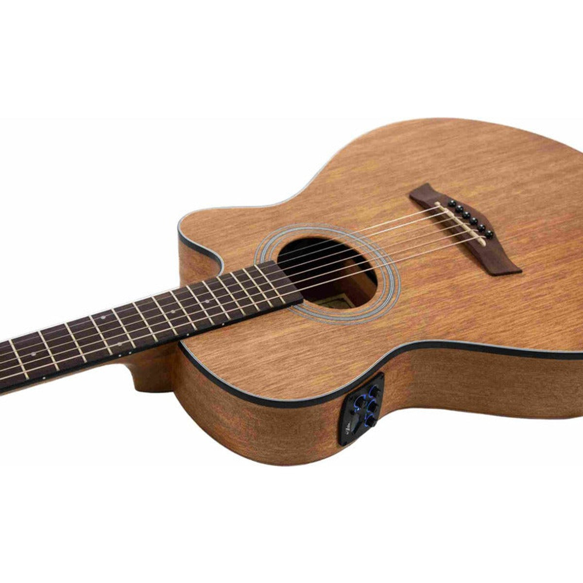 Guitarra Electroacústica Aria Fet-m1 Auditorium 6 Cuerdas Caoba Mahogany vista 10 | Armonía Musical México