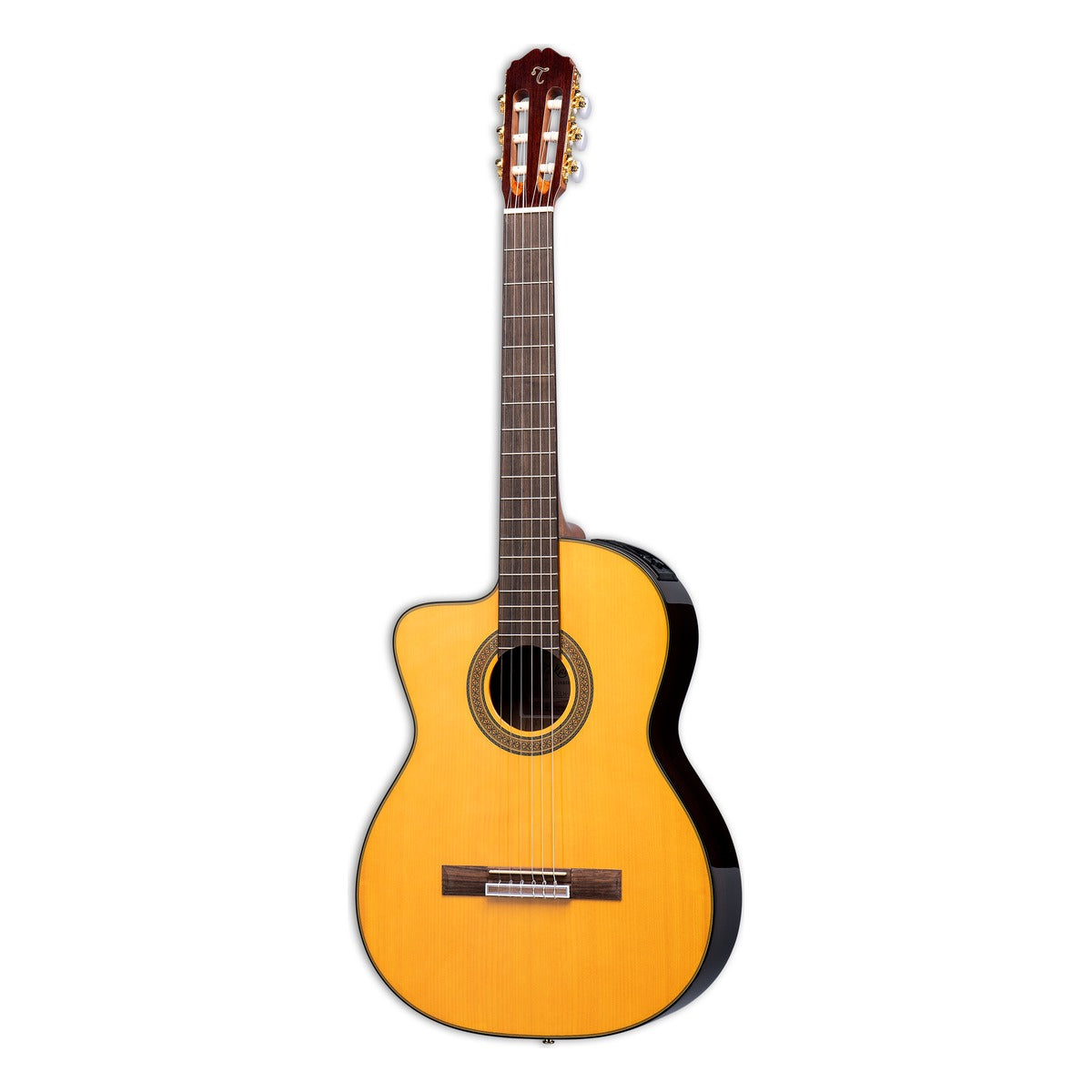 Takamine Guitars Guitarra electroacústica Takamine GC5CE LH NAT zurda vista 1 | Armonía Musical México