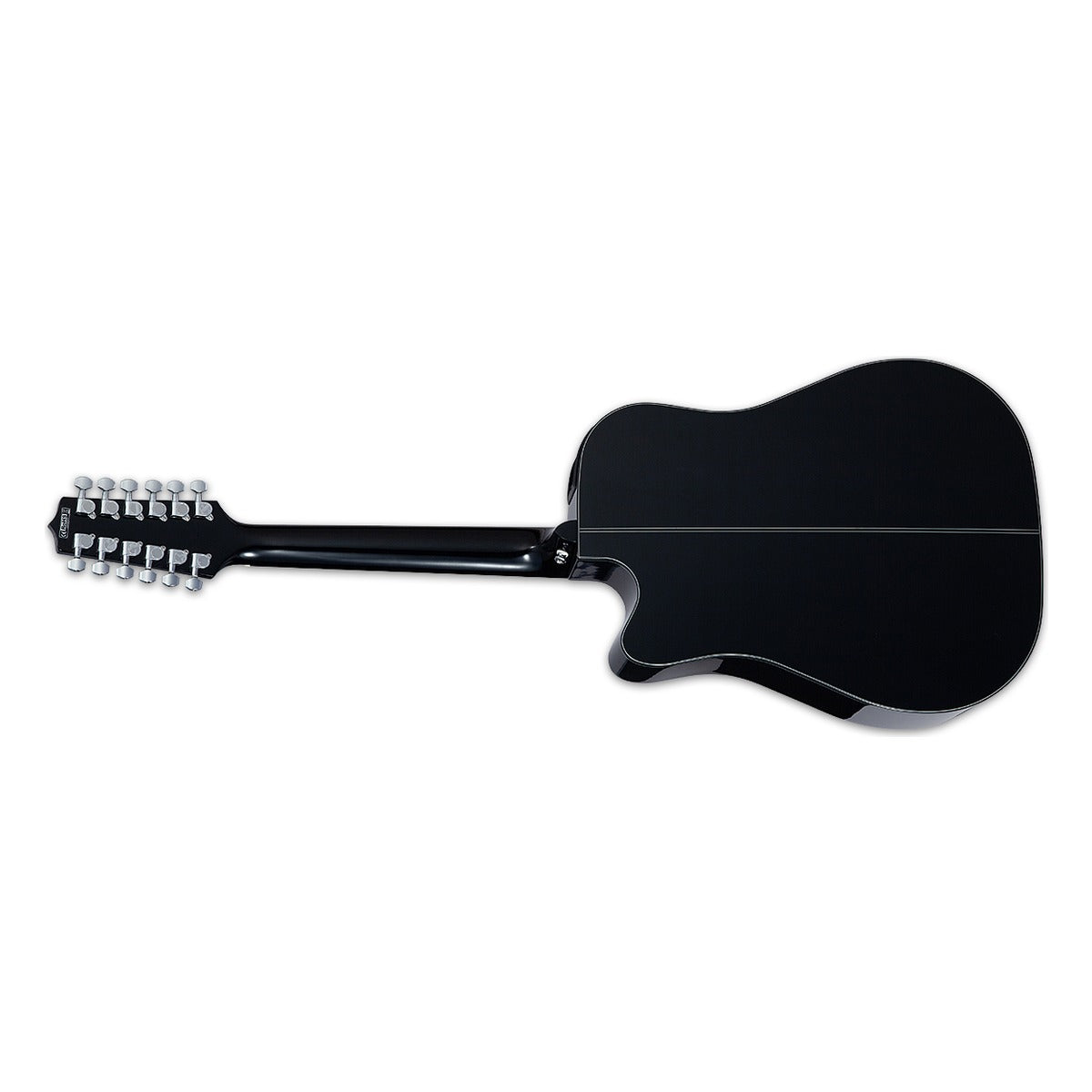 Takamine Guitars Guitarra docerola electroacústica Takamine GD30CE-12 BLK 12 cuerdas vista lateral | Armonía Musical México