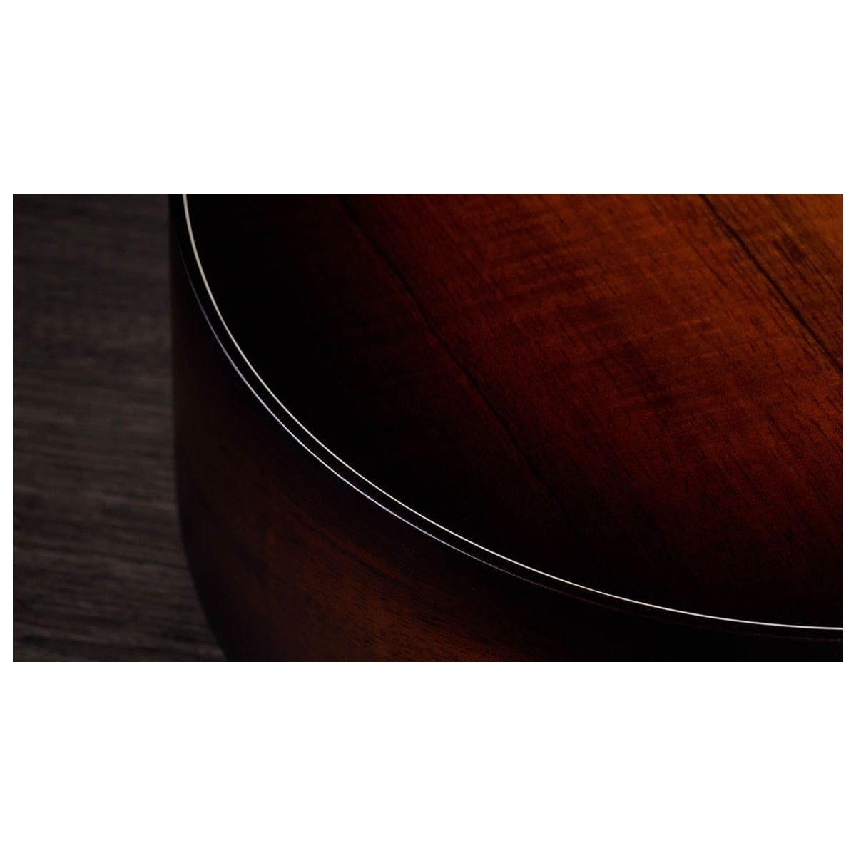 Taylor Guitars GS Mini-E KOA Plus detalle tapa – Guitarras Electroacústicas | Armonía Musical México