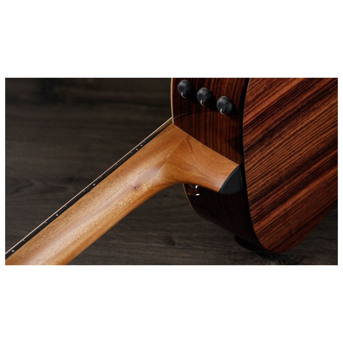 Taylor Guitars GS Mini-E Rosewood Plus detalle tapa – Guitarras Electroacústicas | Armonía Musical México