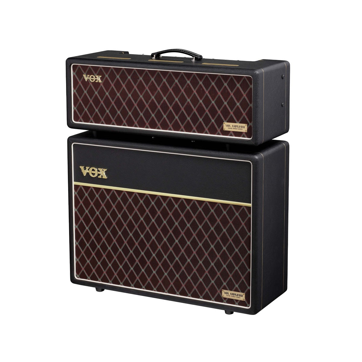 VOX Gabinete Vox V212HWRX Hand-Wired 2x12 Alnico Blue en escenario – Bocinas y Audio | Armonía Musical México