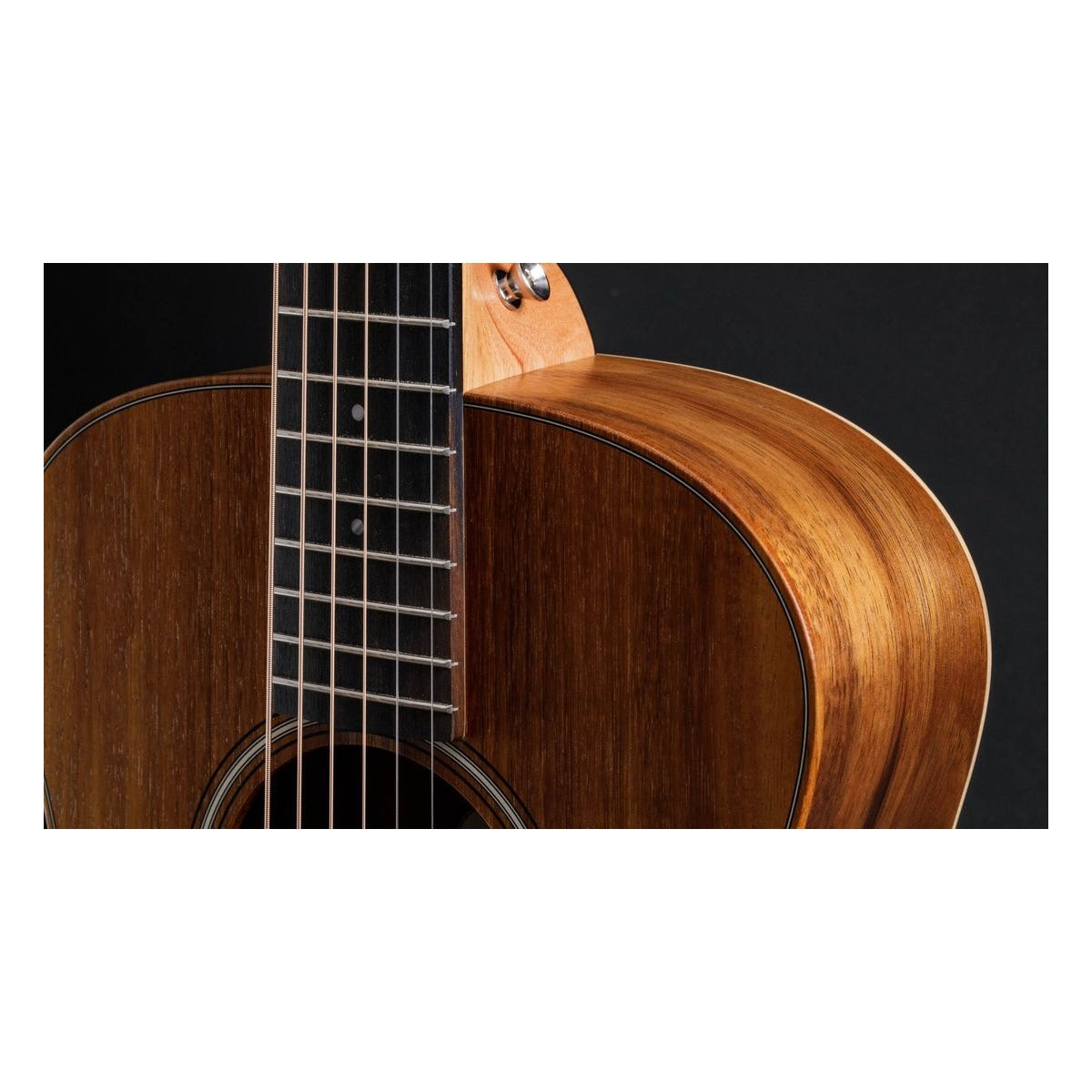 Taylor Guitars Guitarra Electroacústica Taylor GS Mini-E KOA vista 4 – Guitarras Electroacústicas | Armonía Musical México