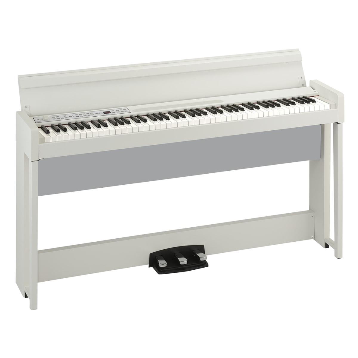 Korg C1 Air Blanco vista frontal angulo blanco | Armonía Musical México