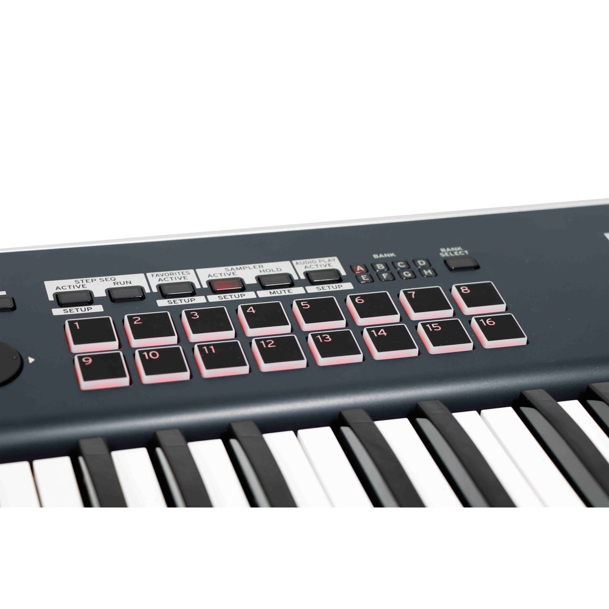 Korg Kross2-61 Negro/Gris vista lateral producto | Armonía Musical México