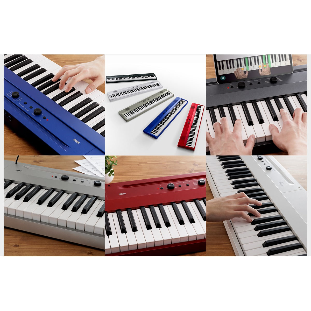 Korg Liano L1 88 Teclas Negro vista producto detalle | Armonía Musical México