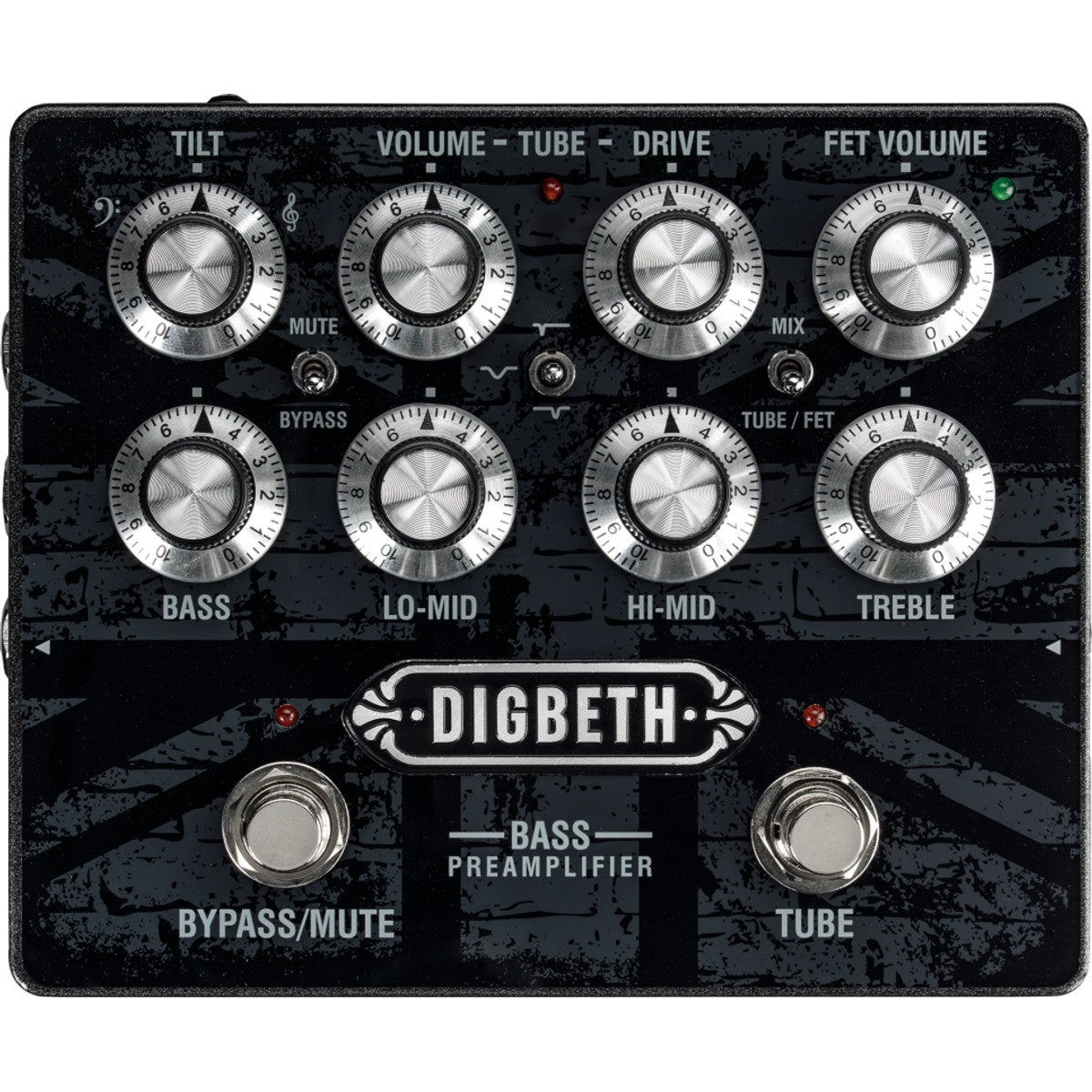 Laney DB-PRE vista frontal – amplificador de bajo | Armonía Musical México
