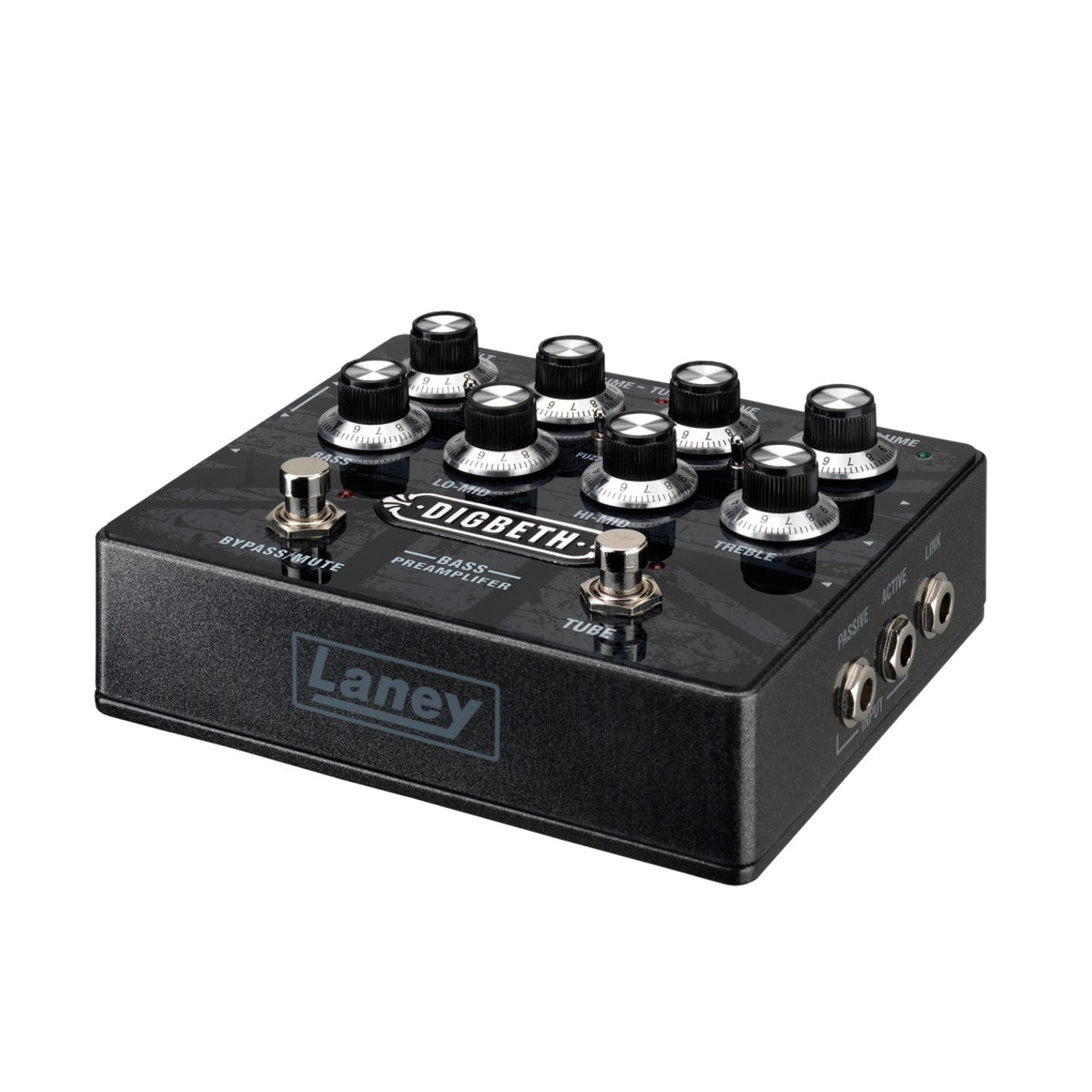 Laney DB-PRE vista lateral izquierda – amplificador de bajo | Armonía Musical México