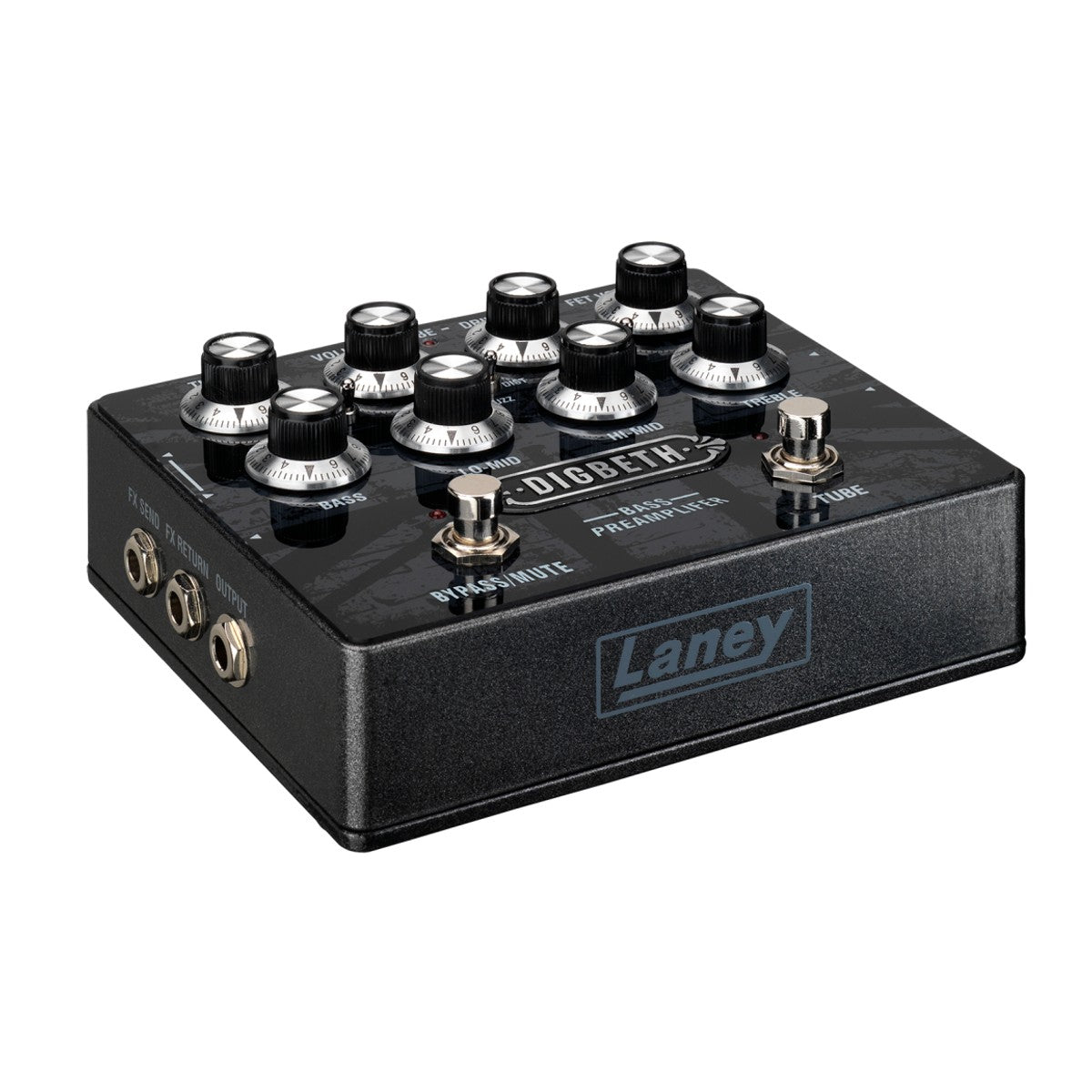 Laney DB-PRE vista lateral derecha – amplificador de bajo | Armonía Musical México
