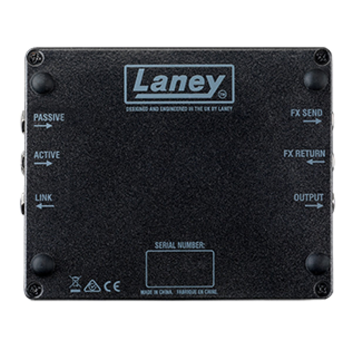 Laney DB-PRE detalle del panel – amplificador de bajo | Armonía Musical México